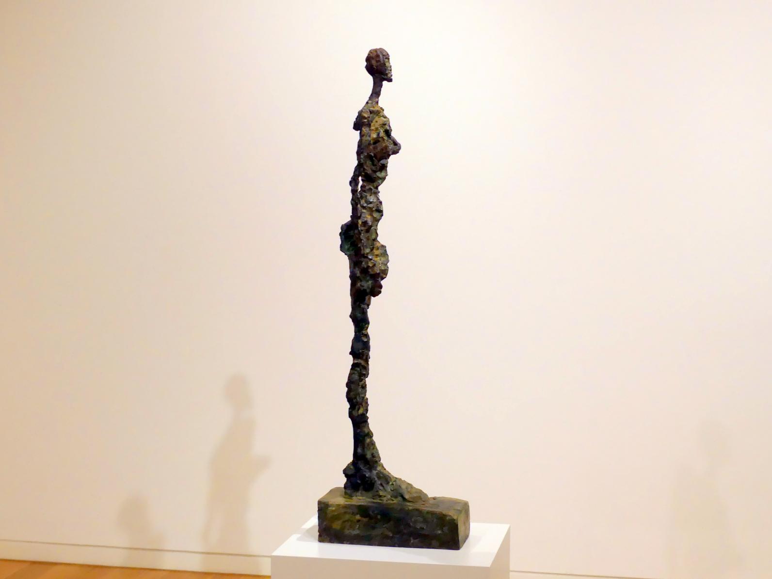 Alberto Giacometti (1914–1965), Frau für Venedig IV, Berlin, Museum Berggruen, Kommandantenhaus, Erdgeschoss, Saal 1, 1956, Bild 3/5