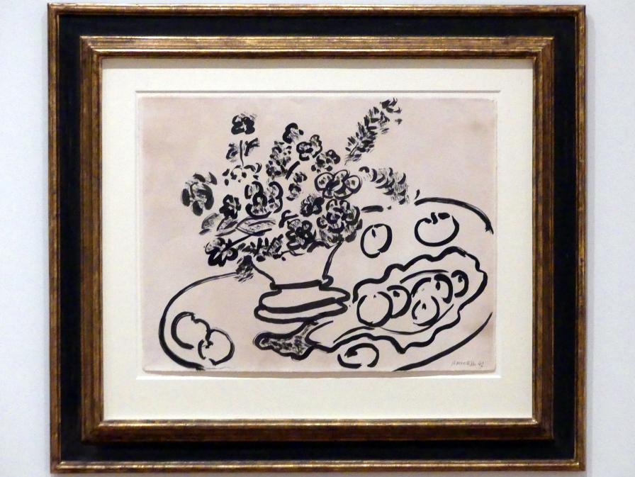 Henri Matisse (1898–1953), Die Opalglas-Vase, Berlin, Museum Berggruen, Kommandantenhaus, Erdgeschoss, Saal 3, 1947, Bild 1/2