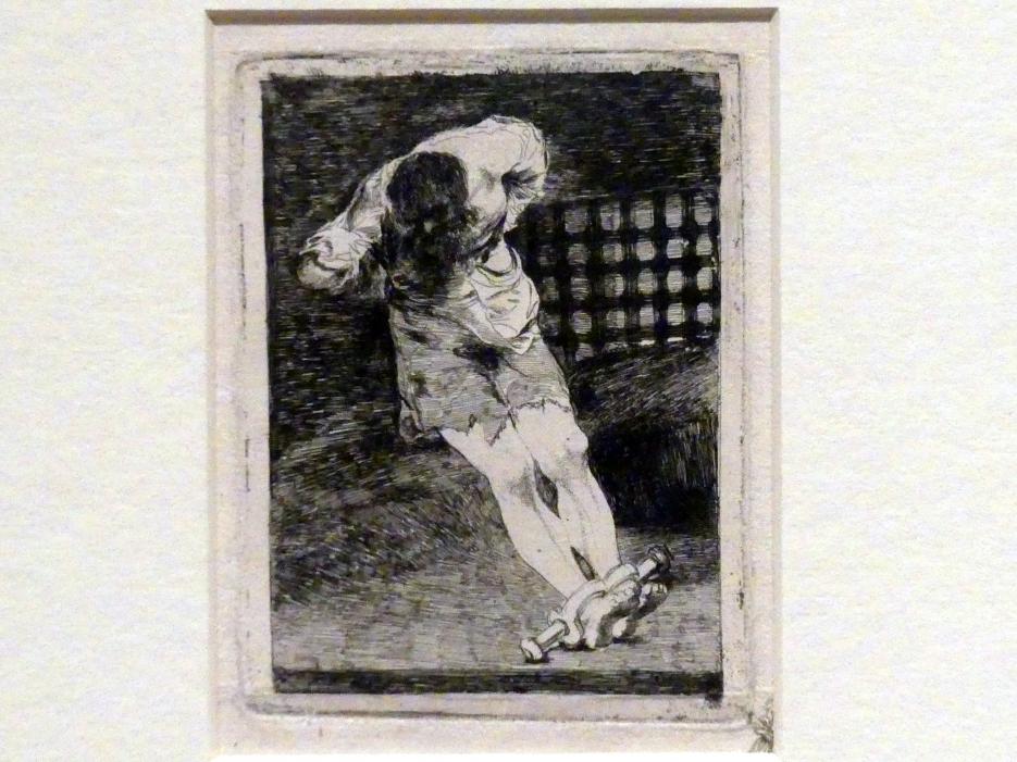 Francisco de Goya (Francisco José de Goya y Lucientes) (1779–1820), Die Inhaftierung eines Angeklagten verlangt keine Folterung, Berlin, Sammlung Scharf-Gerstenberg, Erdgeschoß, Saal 1, um 1810–1820, Bild 2/3