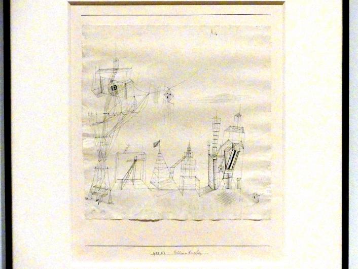 Paul Klee (1904–1940), Bühnenbauplatz (1928, 44), Berlin, Sammlung Scharf-Gerstenberg, Erdgeschoß, Saal 2, 1928, Bild 2/3