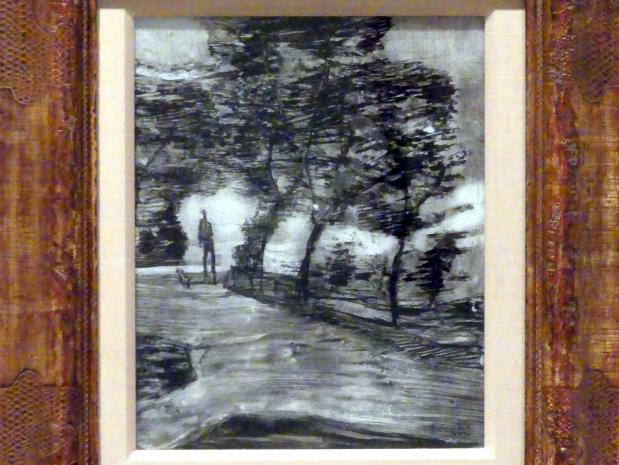 Paul Klee (1904–1940), Parkweg, mit dem Langen u. d. Hund (1907, 21), Berlin, Sammlung Scharf-Gerstenberg, Obergeschoß, Saal 8, 1907, Bild 2/3