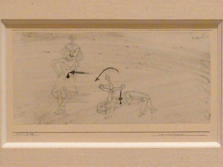 Paul Klee (1904–1940), Verwunderungen (1925, 166), Berlin, Sammlung Scharf-Gerstenberg, Obergeschoß, Saal 8, 1925, Bild 2/3