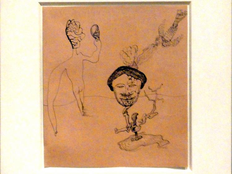 Victor Brauner (1930–1963), Kriegerischer Pessimismus, Berlin, Sammlung Scharf-Gerstenberg, Obergeschoß, Saal 13, 1932, Bild 2/3