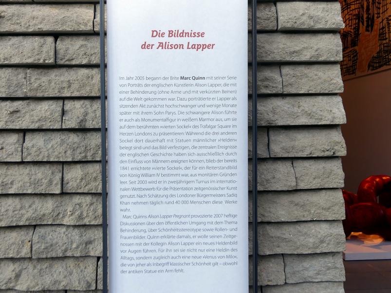 Marc Quinn (1993–2015), Alison Lapper (8 months), Schwäbisch Hall, Kunsthalle Würth, Ausstellung "Lust auf mehr" vom 30.09.2019 - 20.09.2020, Erdgeschoss, 2000, Bild 8/8