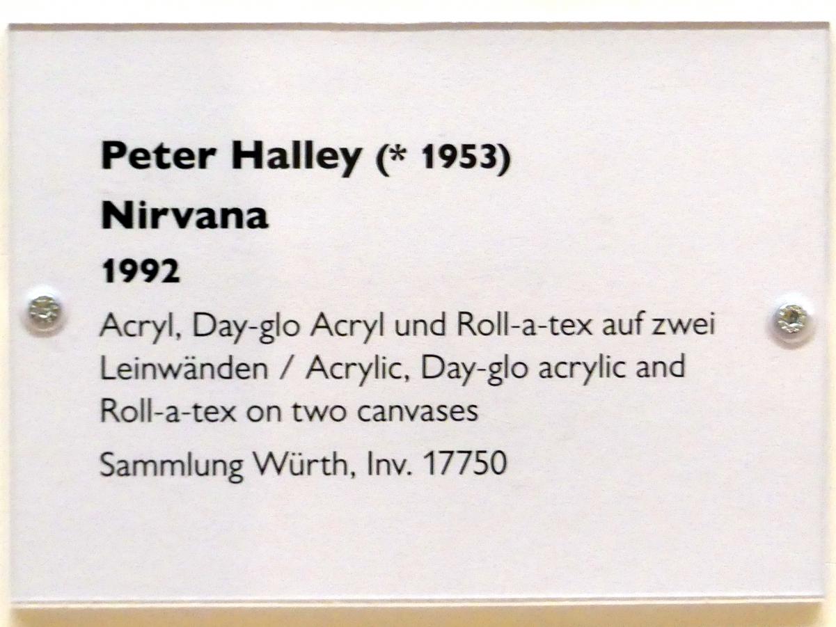 Peter Halley (1992–2000), Nirvana, Schwäbisch Hall, Kunsthalle Würth, Ausstellung "Lust auf mehr" vom 30.09.2019 - 20.09.2020, Obergeschoss, 1992, Bild 2/2