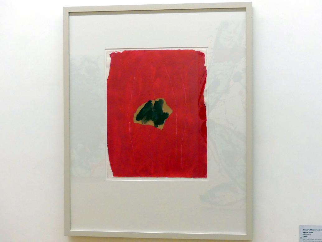 Robert Motherwell (1956–1977), Ohne Titel, Schwäbisch Hall, Kunsthalle Würth, Ausstellung "Lust auf mehr" vom 30.09.2019 - 20.09.2020, Obergeschoss, 1977, Bild 2/3