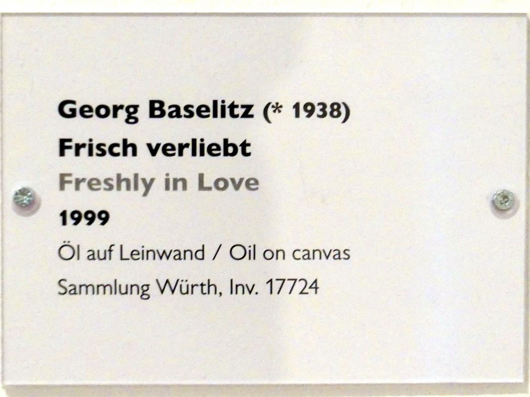 Georg Baselitz (1962–2019), Frisch verliebt, Schwäbisch Hall, Kunsthalle Würth, Ausstellung "Lust auf mehr" vom 30.09.2019 - 20.09.2020, Obergeschoss, 1999, Bild 2/2