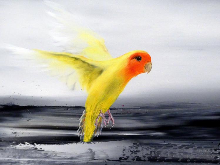 Tim Ernst (2010–2017), Aufstieg der Liebe, Schwäbisch Hall, Kunsthalle Würth, Ausstellung "Lust auf mehr" vom 30.09.2019 - 20.09.2020, Obergeschoss, 2017, Bild 2/3