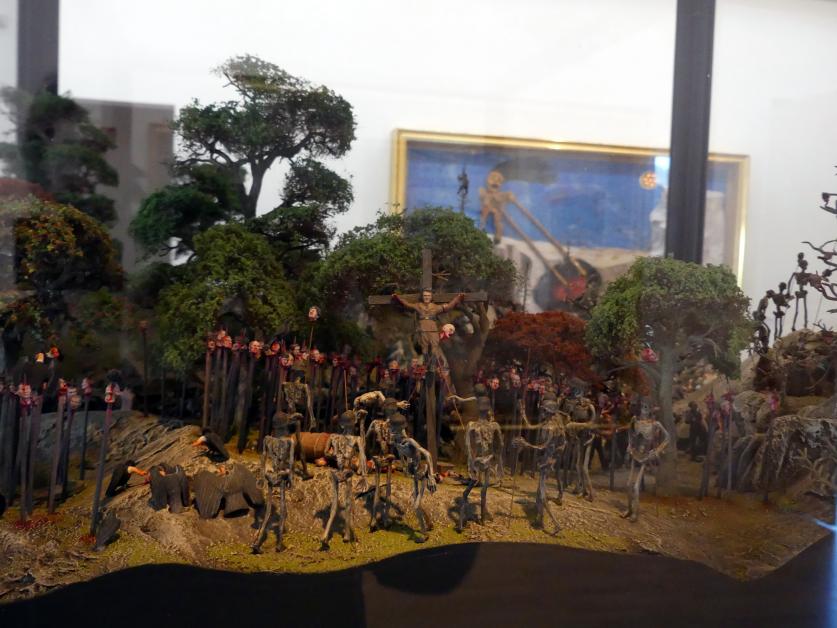 Jake und Dinos Chapman (1990–2006), Gott im Himmel ! Ze Vicious Circle !, Schwäbisch Hall, Kunsthalle Würth, Ausstellung "Lust auf mehr" vom 30.09.2019 - 20.09.2020, Obergeschoss, 2006, Bild 5/10