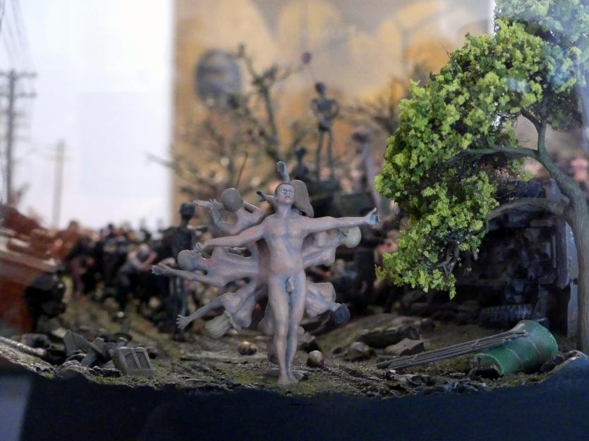 Jake und Dinos Chapman (1990–2006), Gott im Himmel ! Ze Vicious Circle !, Schwäbisch Hall, Kunsthalle Würth, Ausstellung "Lust auf mehr" vom 30.09.2019 - 20.09.2020, Obergeschoss, 2006, Bild 8/10