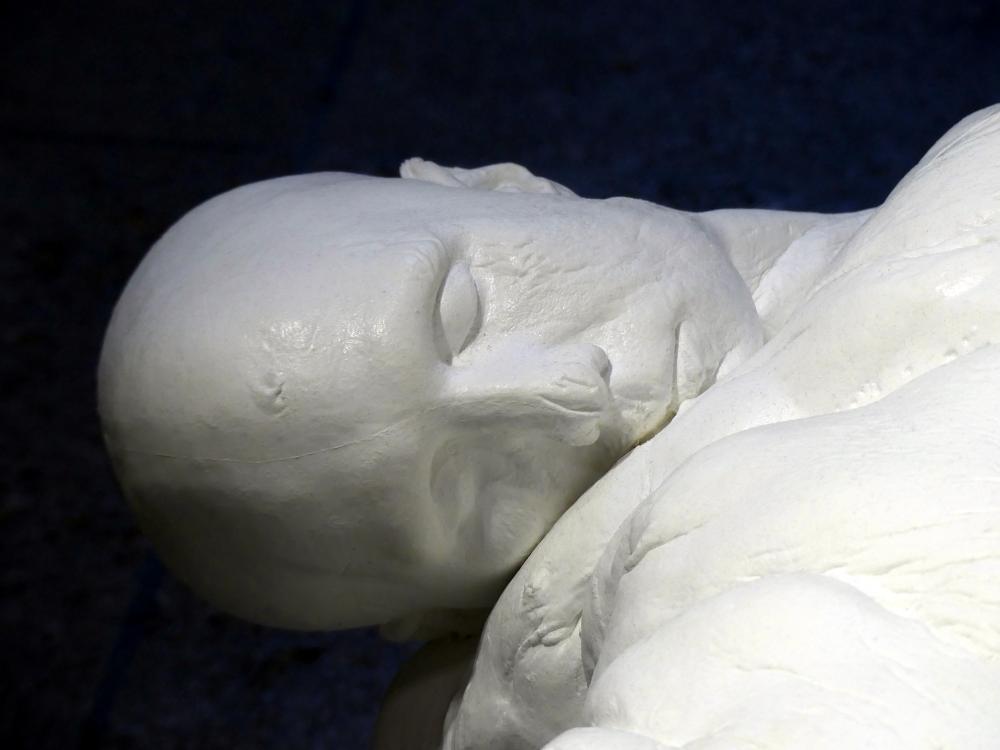 Paul McCarthy (2003), White Toilet Man - Toilet Figure, Schwäbisch Hall, Kunsthalle Würth, Ausstellung "Lust auf mehr" vom 30.09.2019 - 20.09.2020, Erdgeschoss, 2003, Bild 4/6