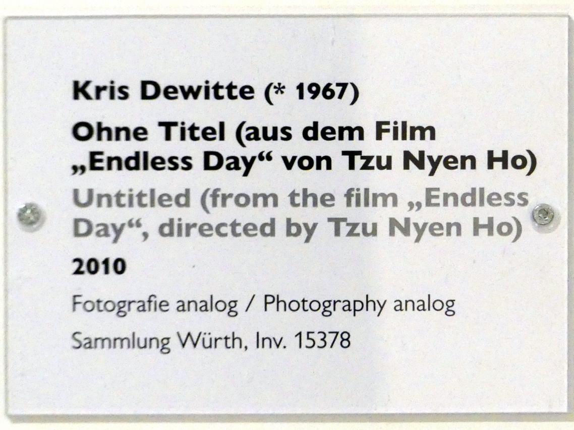 Kris Dewitte (2010), Ohne Titel (aus dem Film "Endless Day" von Tzu Nyen Ho), Schwäbisch Hall, Kunsthalle Würth, Ausstellung "Lust auf mehr" vom 30.09.2019 - 20.09.2020, Erdgeschoss, 2010, Bild 2/2