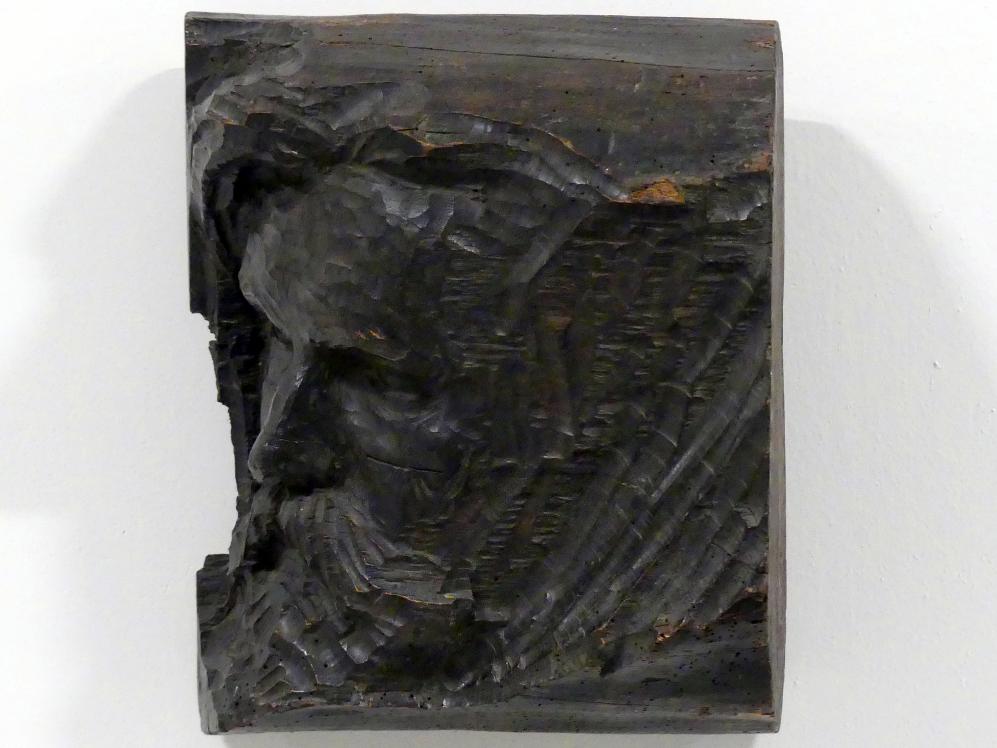 František Bílek (1897–1914), Selbstporträt, Prag, Nationalgalerie im Messepalast, Das lange Jahrhundert, Saal 1, 1904, Bild 2/3