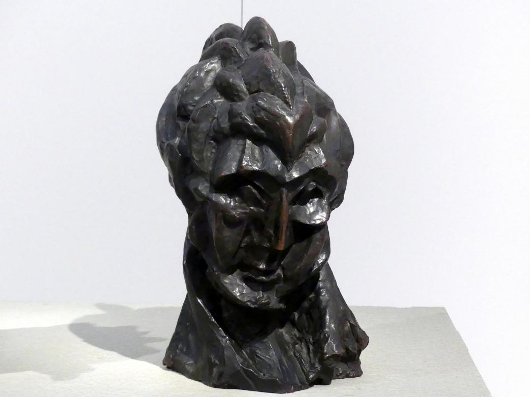 Pablo Picasso (1897–1972), Frauenkopf (Fernande), Prag, Nationalgalerie im Messepalast, Das lange Jahrhundert, Saal 4, 1909
