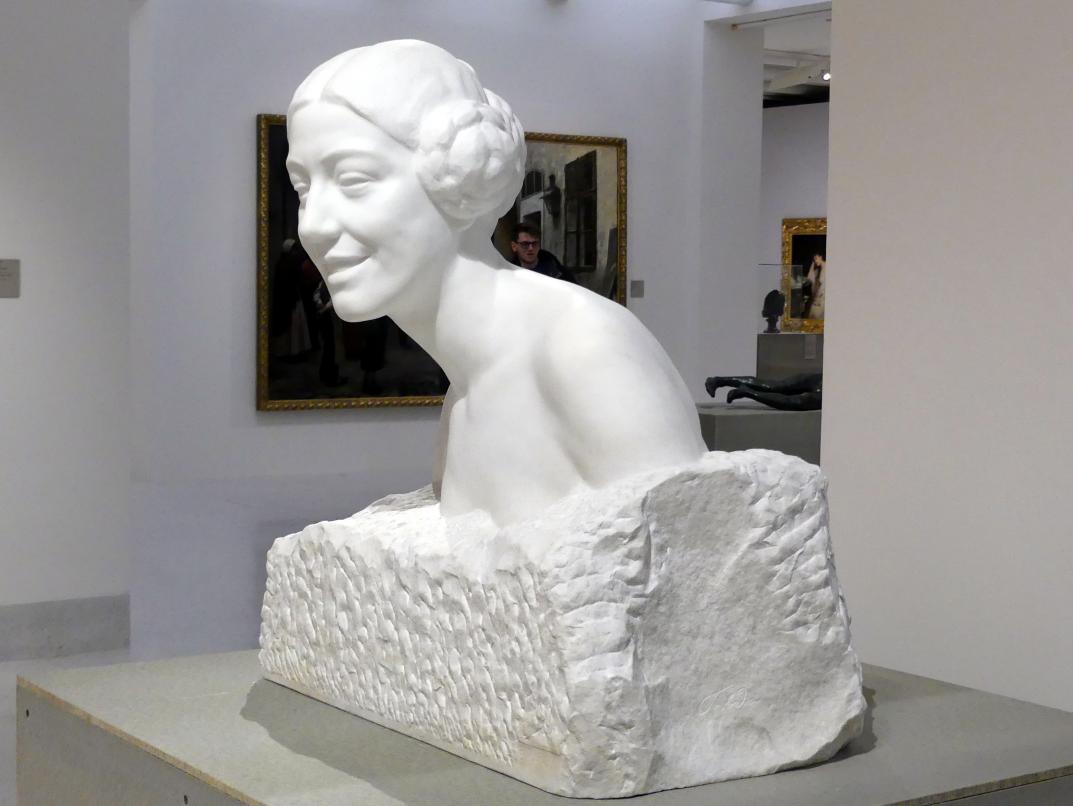 Bohumil Kafka (1905–1925), Bildnis Tilda Dokoupilová, Prag, Nationalgalerie im Messepalast, Das lange Jahrhundert, Saal 7, 1915, Bild 2/5