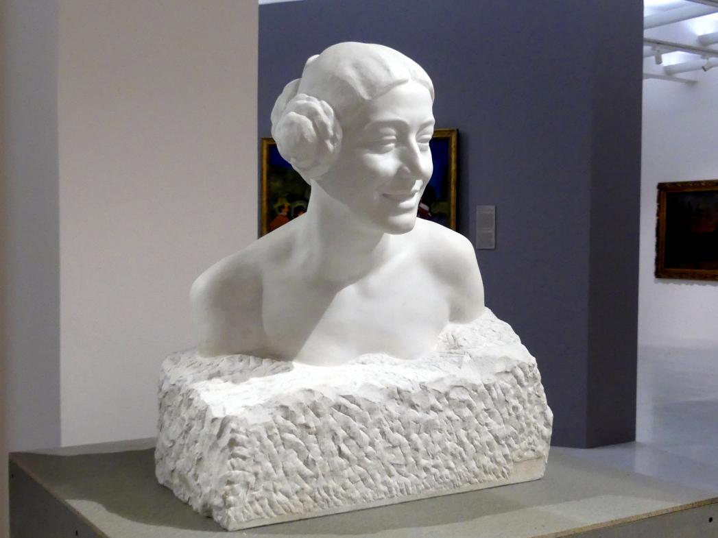 Bohumil Kafka (1905–1925), Bildnis Tilda Dokoupilová, Prag, Nationalgalerie im Messepalast, Das lange Jahrhundert, Saal 7, 1915, Bild 3/5