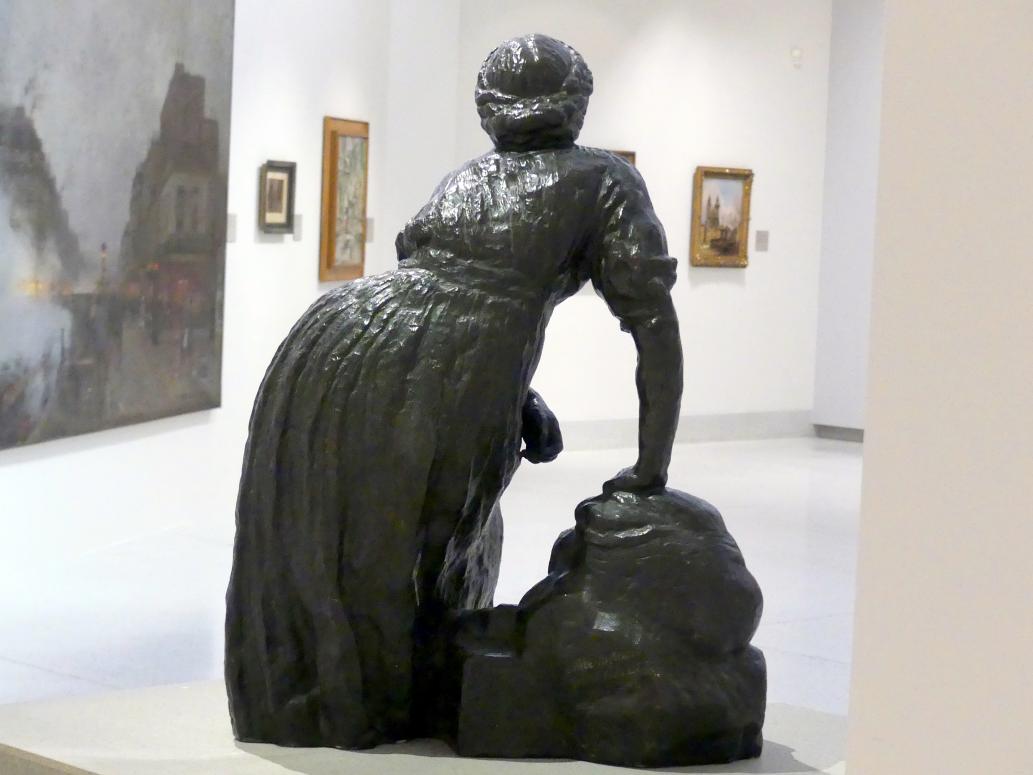 Antoine Bourdelle (Émile-Antoine Bourdelle) (1900–1909), Ruhende Bildhauerin, Prag, Nationalgalerie im Messepalast, Das lange Jahrhundert, Saal 8, 1905–1908, Bild 3/4