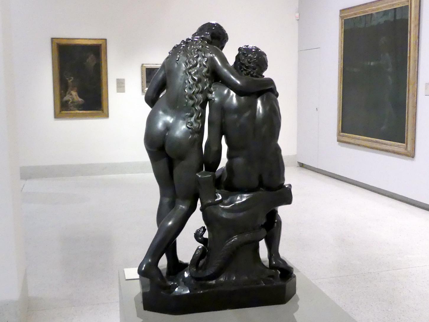 Václav Levý (1848–1849), Adam und Eva, Prag, Nationalgalerie im Messepalast, Das lange Jahrhundert, Saal 27, 1849, Bild 3/5