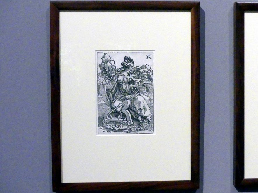 Hans Baldung Grien (1500–1544), Die heilige Katharina, Karlsruhe, Staatliche Kunsthalle, Ausstellung "Hans Baldung Grien, heilig | unheilig", Saal 1, um 1505–1507, Bild 2/3