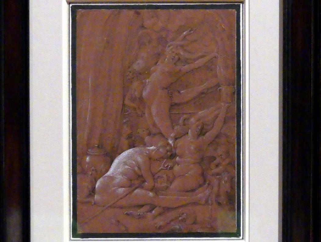 Hans Baldung Grien (1500–1544), Hexensabbat, Karlsruhe, Staatliche Kunsthalle, Ausstellung "Hans Baldung Grien, heilig | unheilig", Saal 7, 1514, Bild 1/3