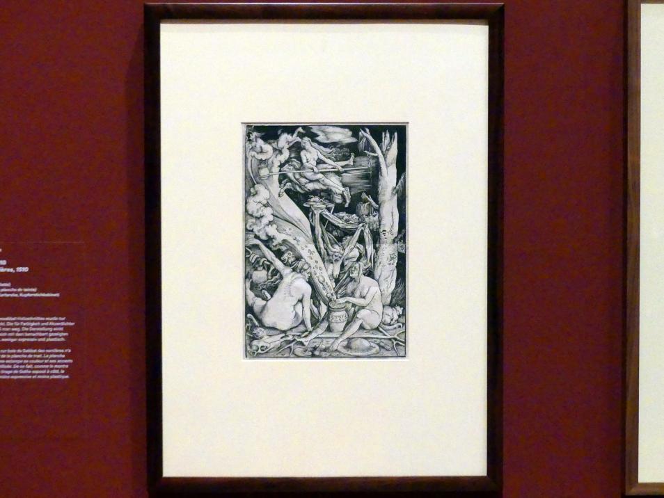 Hans Baldung Grien (1500–1544), Hexensabbat, Karlsruhe, Staatliche Kunsthalle, Ausstellung "Hans Baldung Grien, heilig | unheilig", Saal 7, 1510, Bild 2/3