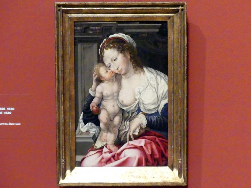 Jan Gossaert (Mabuse) (Werkstatt): Maria mit dem Kind, um 1525 - 1530