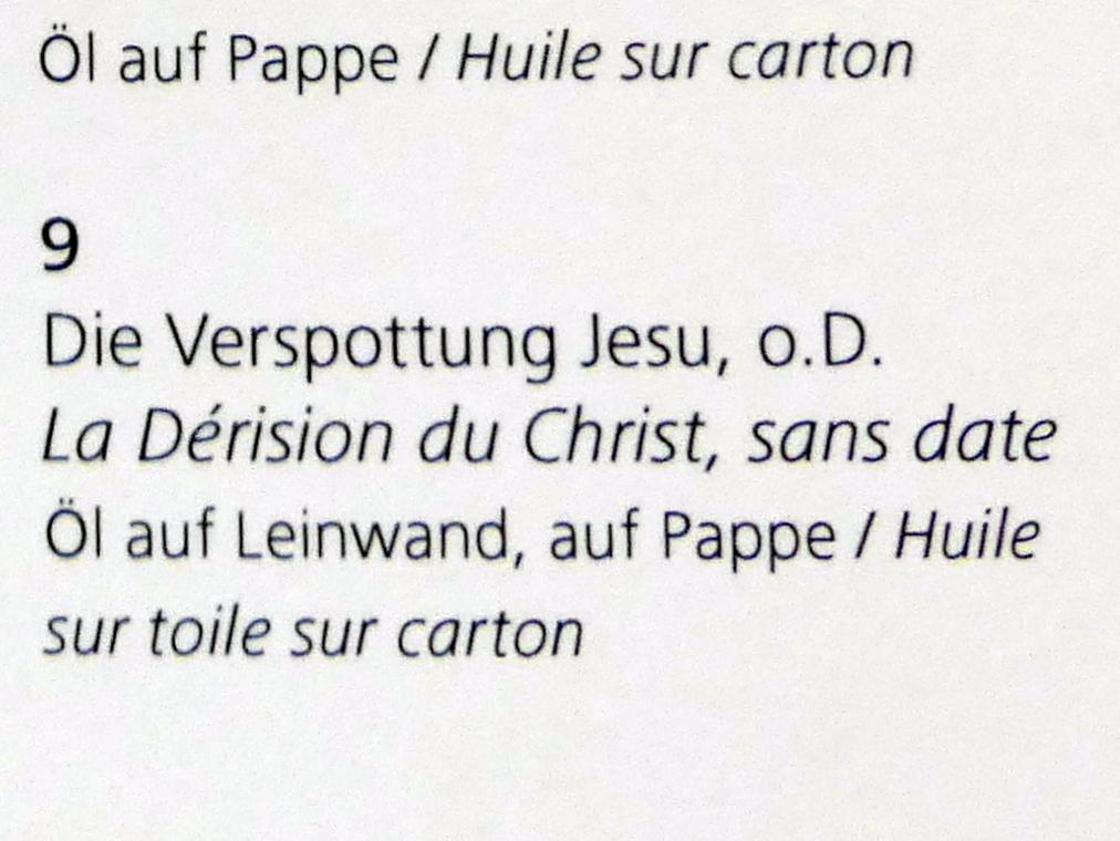 Hans Thoma (1860–1912), Die Verspottung Jesu, Karlsruhe, Staatliche Kunsthalle, Kosmos Thoma, Undatiert, Bild 2/2