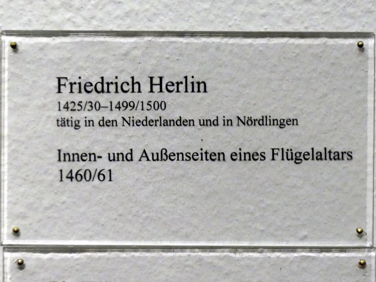 Friedrich Herlin (1460), Der Heilige Christophorus, Karlsruhe, Staatliche Kunsthalle, Saal 16, 1460–1461, Bild 2/3