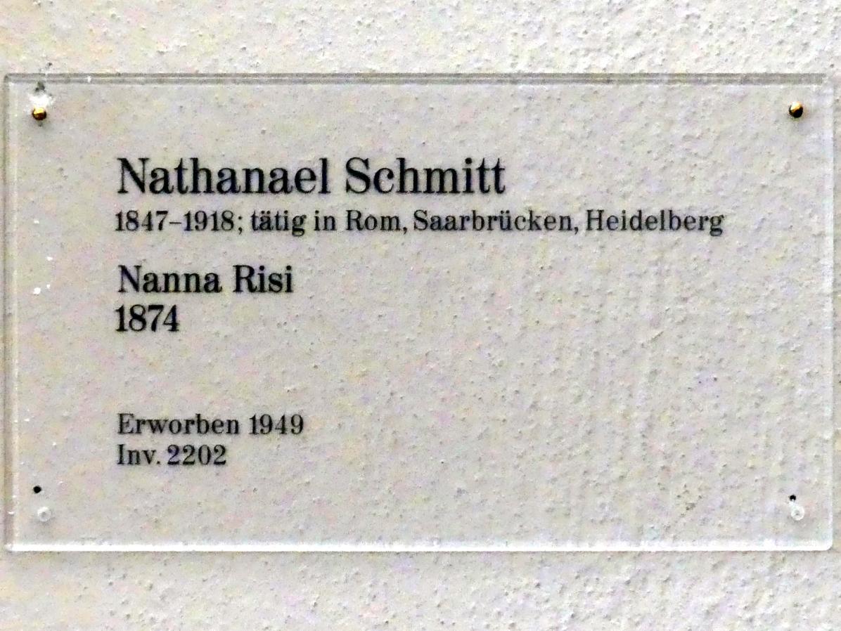 Nathanael Schmitt (1874), Nanna Risi, Karlsruhe, Staatliche Kunsthalle, Saal 62, 1874, Bild 2/2