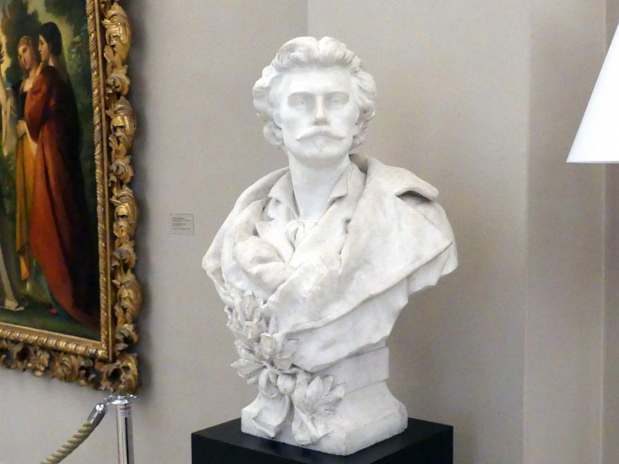Heinrich Weltring (1895), Der Maler Anselm Feuerbach (1829-1880), Karlsruhe, Staatliche Kunsthalle, Saal 62, 1895, Bild 2/2