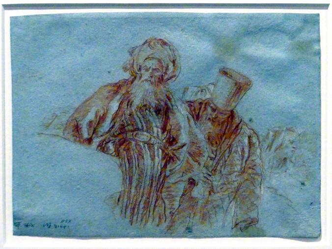 Giovanni Domenico Tiepolo (1743–1765): Zwei orientalische Kaufleute, 1753