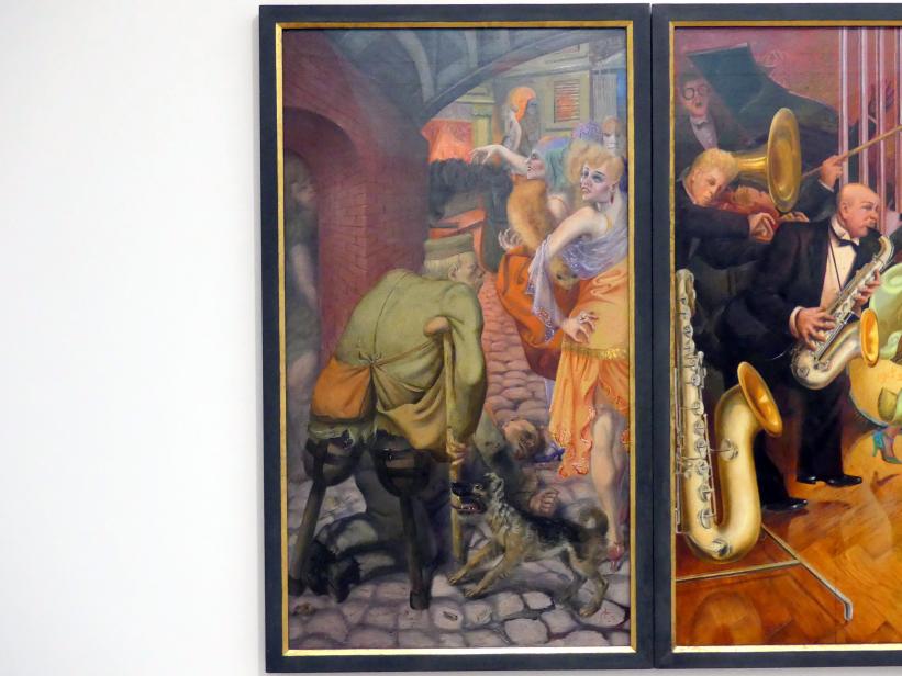 Otto Dix (1913–1949), Großstadt, Stuttgart, Kunstmuseum, Saal 3, 1927–1928, Bild 2/5