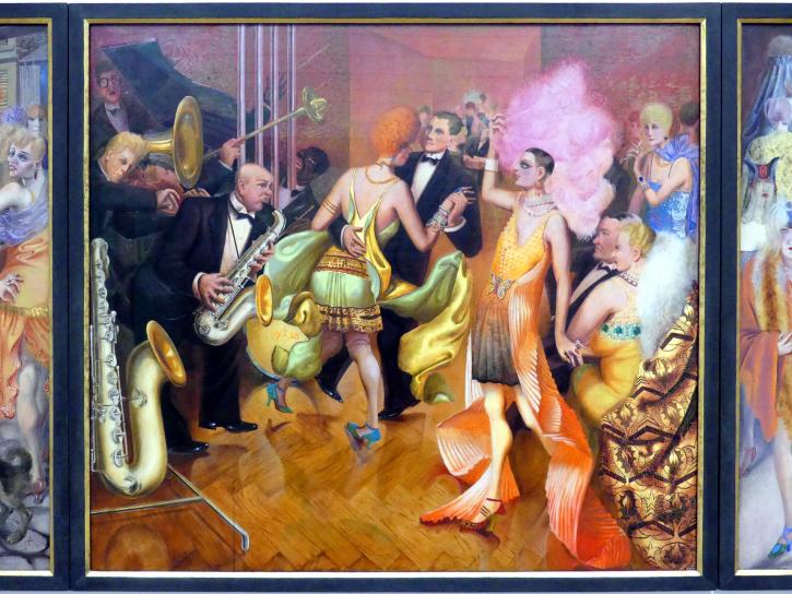 Otto Dix (1913–1949), Großstadt, Stuttgart, Kunstmuseum, Saal 3, 1927–1928, Bild 3/5