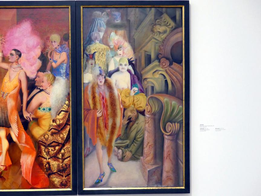 Otto Dix (1913–1949), Großstadt, Stuttgart, Kunstmuseum, Saal 3, 1927–1928, Bild 4/5