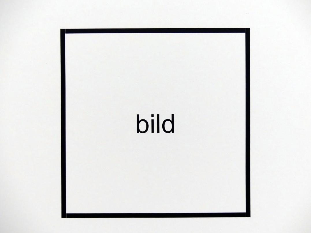 Timm Ulrichs (1966–1976), "bild"-Bild, Stuttgart, Kunstmuseum, Saal 22, 1966, Bild 2/6
