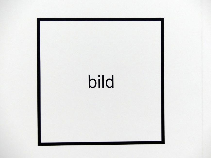 Timm Ulrichs (1966–1976), "bild"-Bild, Stuttgart, Kunstmuseum, Saal 22, 1966, Bild 3/6