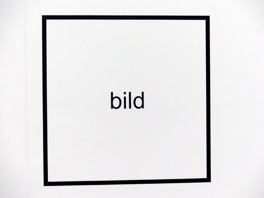 Timm Ulrichs (1966–1976), "bild"-Bild, Stuttgart, Kunstmuseum, Saal 22, 1966, Bild 4/6