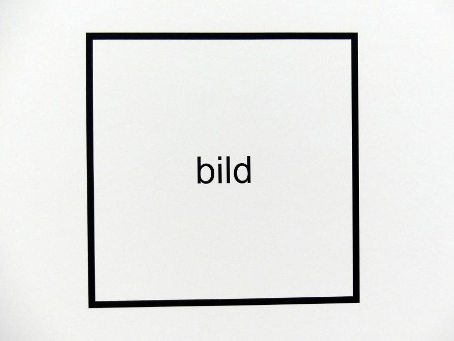Timm Ulrichs (1966–1976), "bild"-Bild, Stuttgart, Kunstmuseum, Saal 22, 1966, Bild 5/6