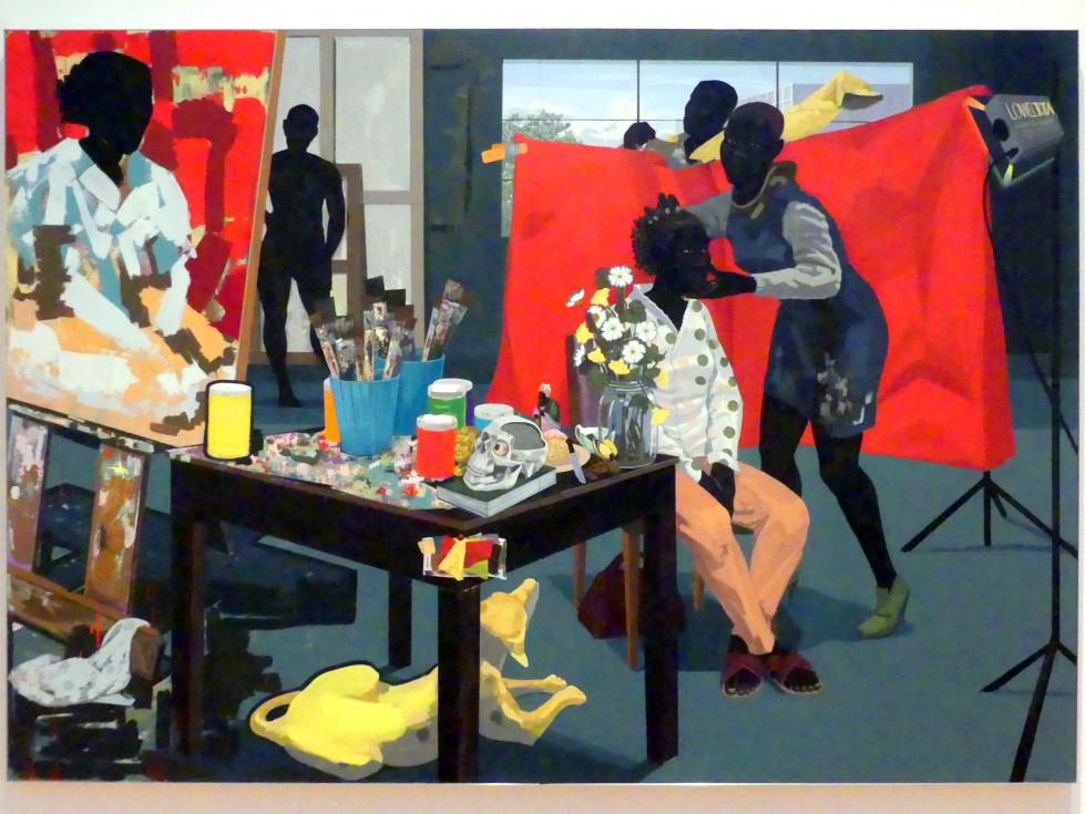 Kerry James Marshall (2014), Ohne Titel (Studio), New York, Metropolitan Museum of Art (Met), Saal 915, 2014