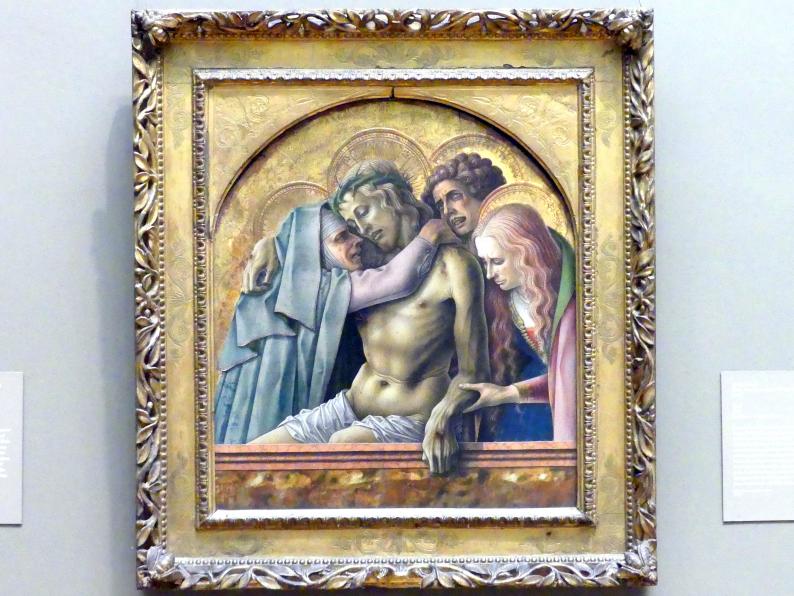 Carlo Crivelli (1472–1492), Pietà, New York, Metropolitan Museum of Art (Met), Saal 644, 1476