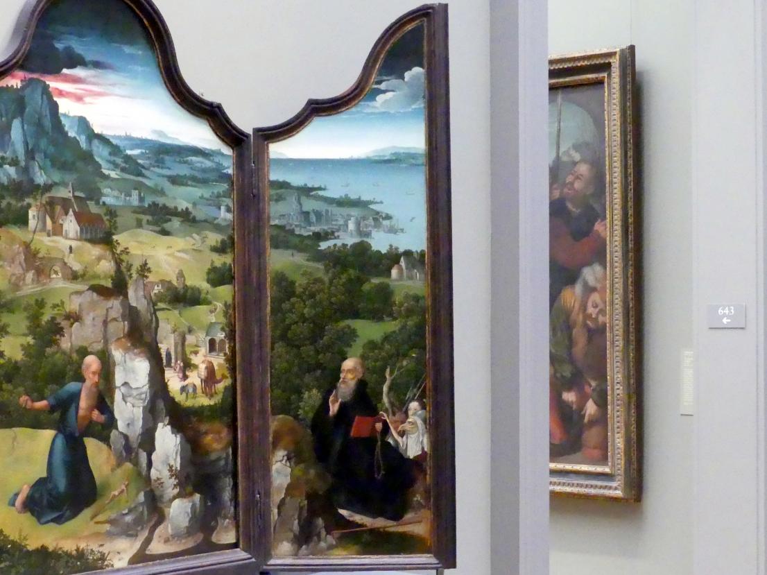 Joachim Patinir (Patenier) (1513–1521), Der Heilige Hieronymus als Büßer, New York, Metropolitan Museum of Art (Met), Saal 642, um 1512–1515, Bild 3/4