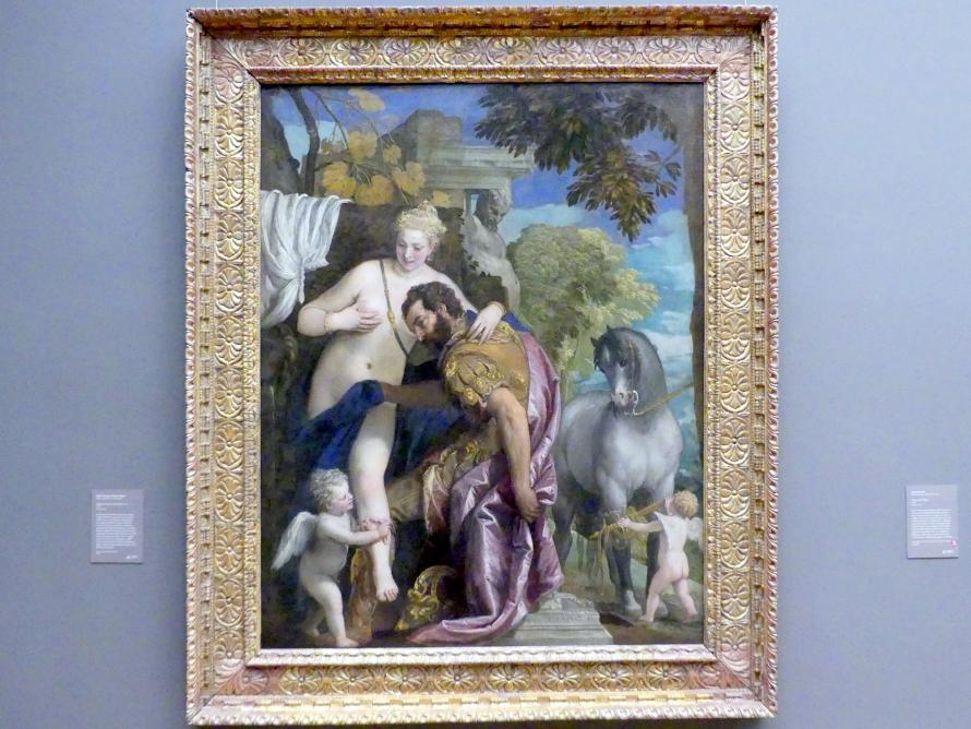 Paolo Veronese (1548–1585), Mars und Venus in Liebe vereinigt, New York, Metropolitan Museum of Art (Met), Saal 638, um 1570–1580