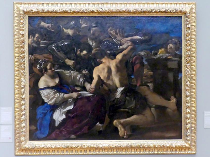 Giovanni Francesco Barbieri (Il Guercino) (1615–1659), Gefangennahme Simsons durch die Philister, New York, Metropolitan Museum of Art (Met), Saal 637, 1619