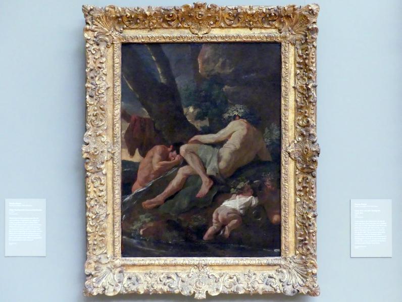 Nicolas Poussin (1624–1663), König Midas an der Quelle des Flusses Paktolos, New York, Metropolitan Museum of Art (Met), Saal 634, um 1627