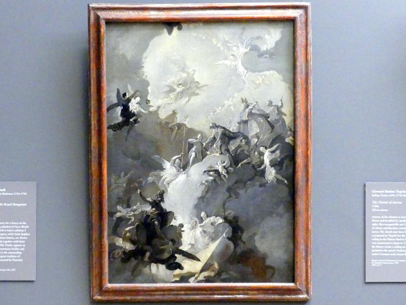 Franz Anton Maulbertsch (1749–1794), Die Verherrlichung der königlichen ungarischen Heiligen, New York, Metropolitan Museum of Art (Met), Saal 633, um 1772–1773