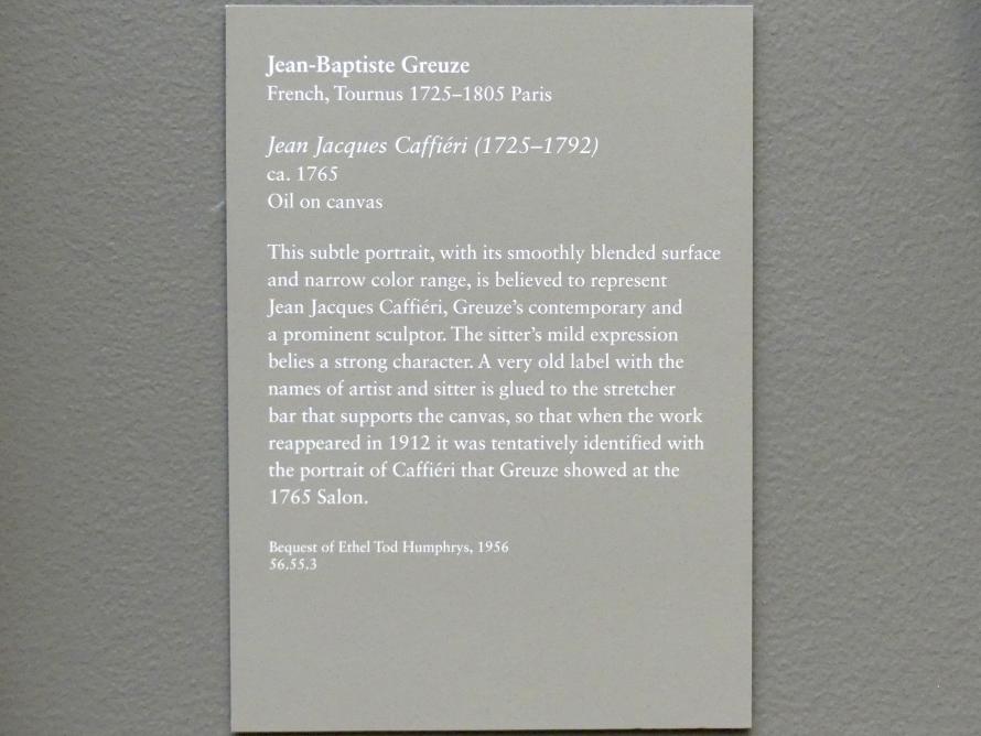 Jean-Baptiste Greuze (1754–1799), Jean-Jacques Caffieri (1725-1792), New York, Metropolitan Museum of Art (Met), Saal 631, um 1765, Bild 2/2