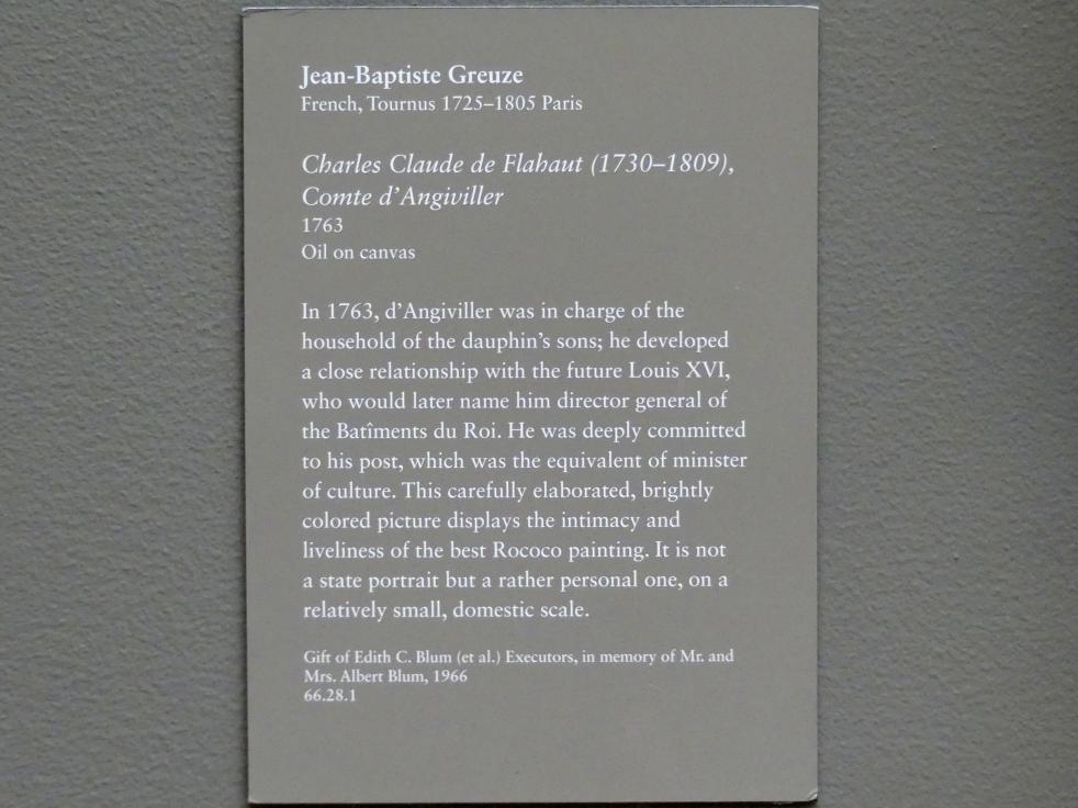 Jean-Baptiste Greuze (1754–1799), Charles Claude de Flahaut (1730-1809), Comte d'Angiviller, New York, Metropolitan Museum of Art (Met), Saal 631, 1763, Bild 2/2