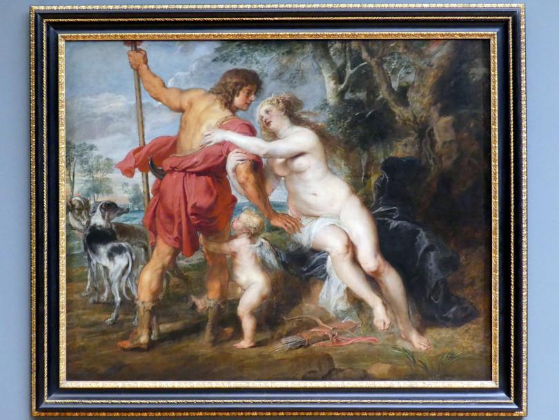 Peter Paul Rubens (1598–1639): Venus und Adonis, um 1635