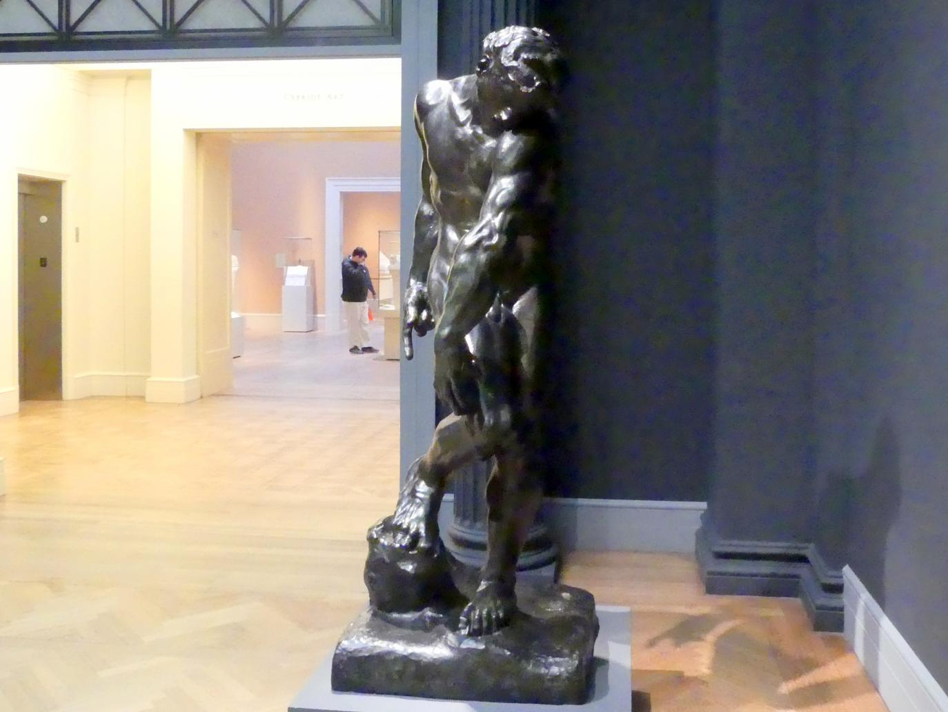 Auguste Rodin (1863–1917), Adam, New York, Metropolitan Museum of Art (Met), Saal 800, 1880–1881, Bild 2/5