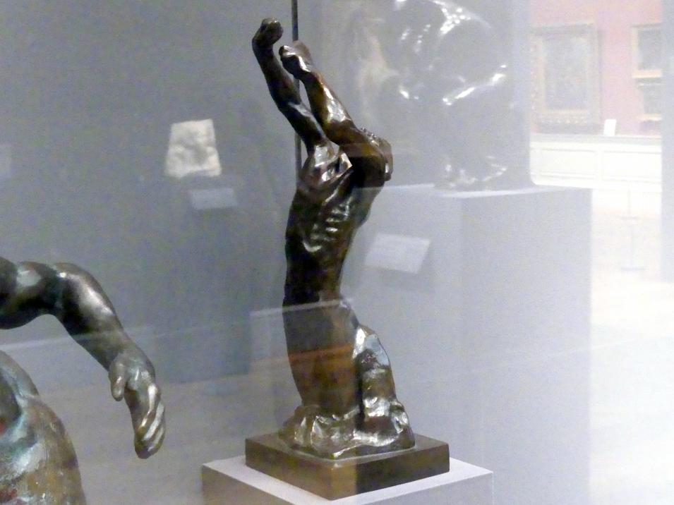 Auguste Rodin (1863–1917), Verzweifelter Jugendlicher, New York, Metropolitan Museum of Art (Met), Saal 800, 1882, Bild 2/3